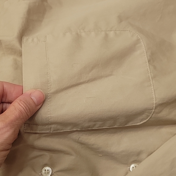 Croft & Barrow Classic Fit Button-down Shirt, 16-16-1/2; 34/35 - Picture 5 of 12